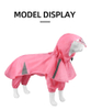 Wrapped Colourful Pet Raincoat XSCP-0020