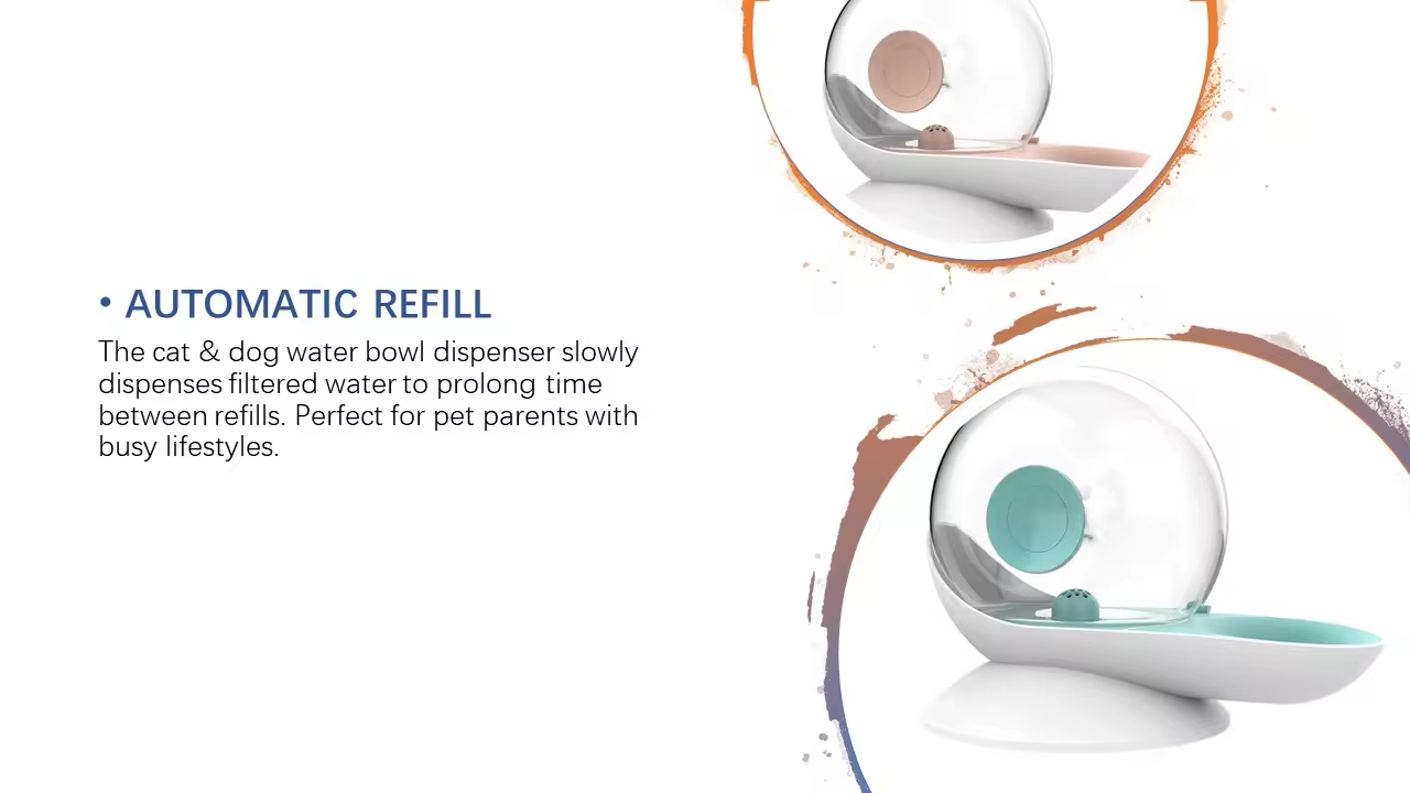 Snail-shaped Pet Water Feeder XSWB-0003