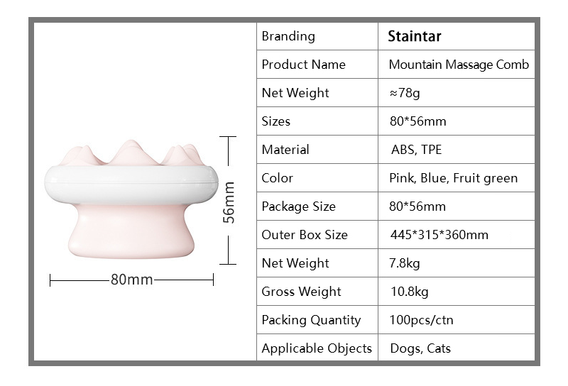 Comfortable Pet Comb XSGP-0025