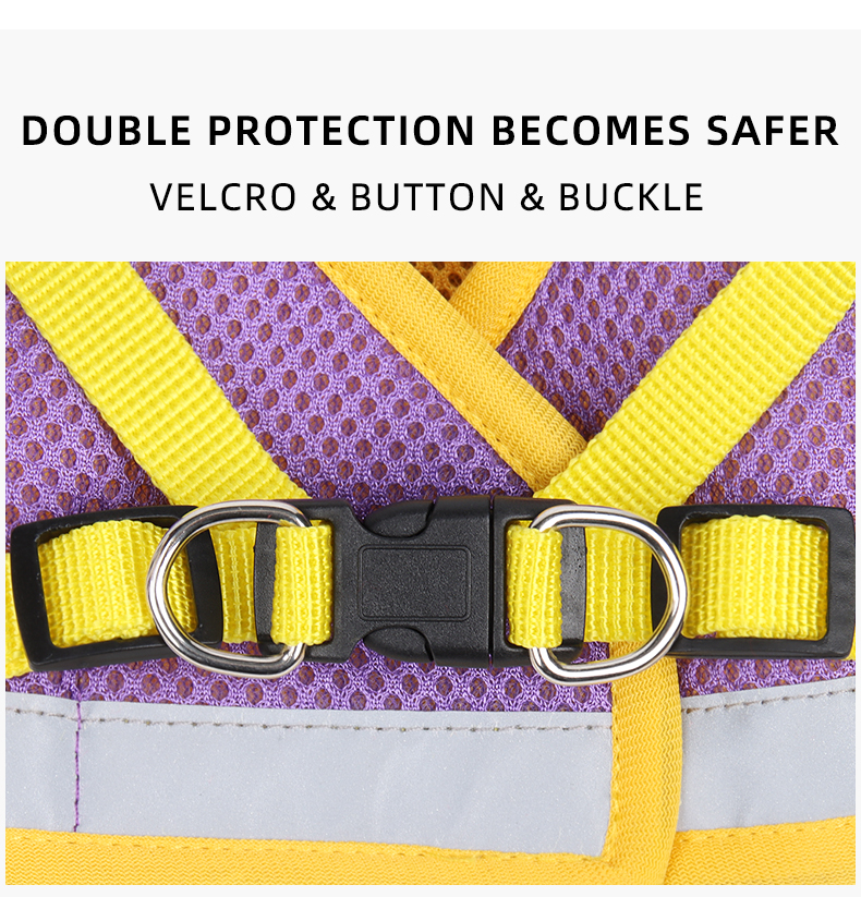 Double Coat Pet Harness XSPH-0026