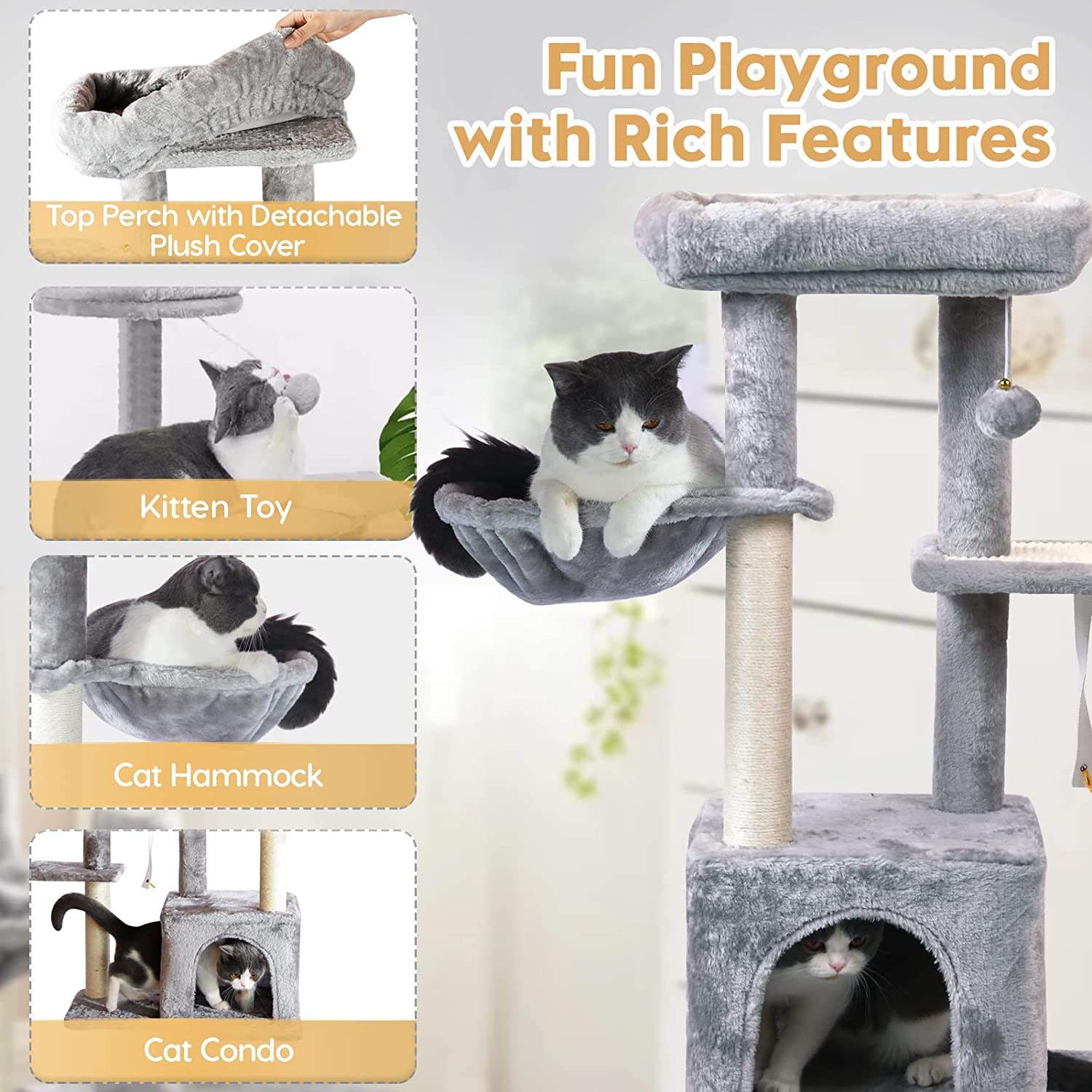 Trilaminar Cat Clambing Tree XSTS-0005
