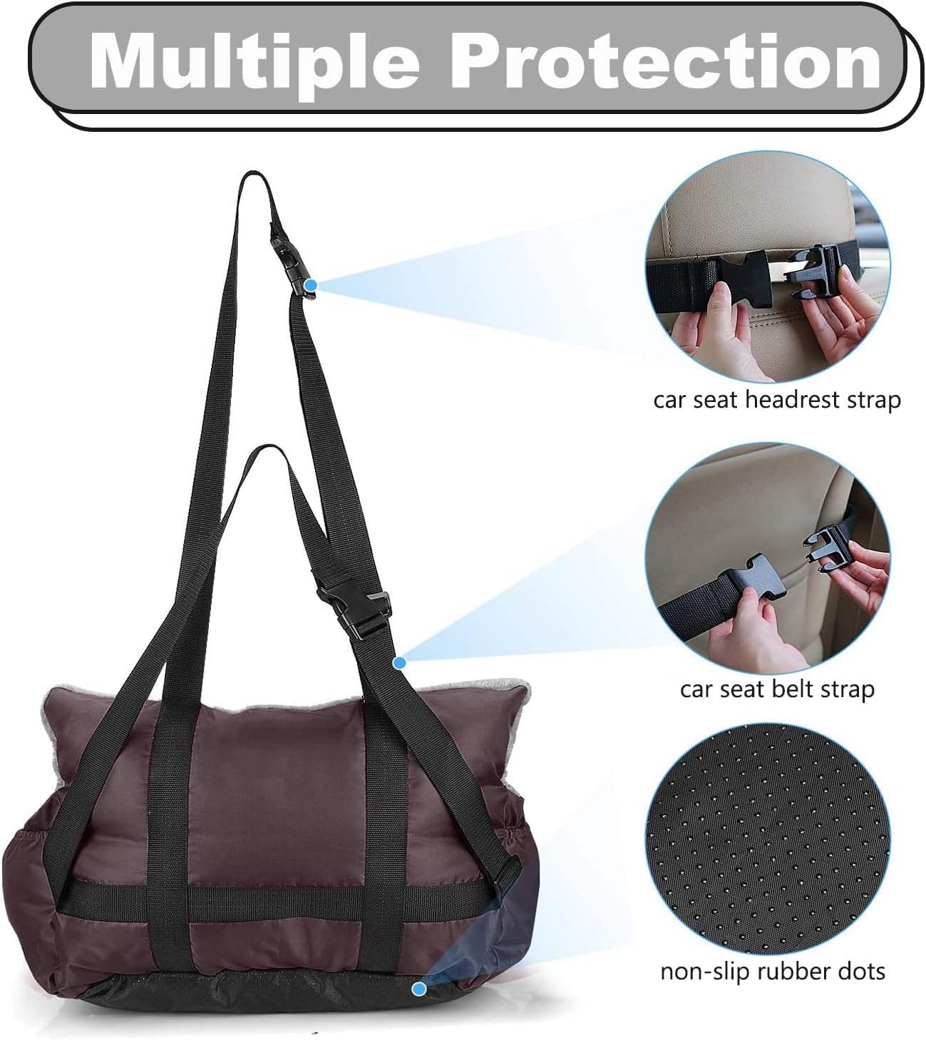 Removable Pet Car Bed XSPB-0085