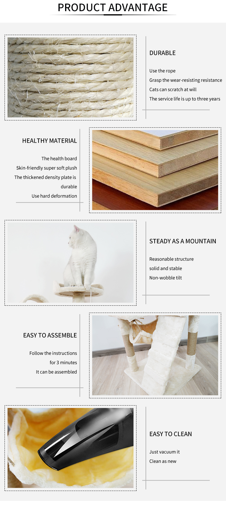 Fluffy Cat Clambing Tree XSTS-0016