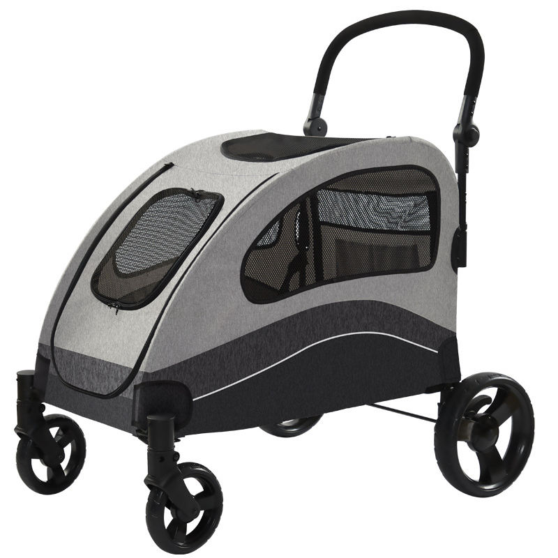 Sedate Four-wheeled Pet Trolley XSPC-0089