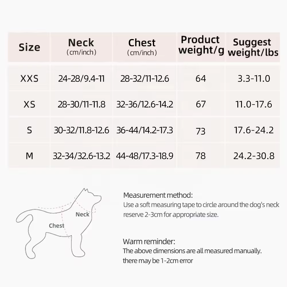 Comfortable Pet Harness XSPH-0066