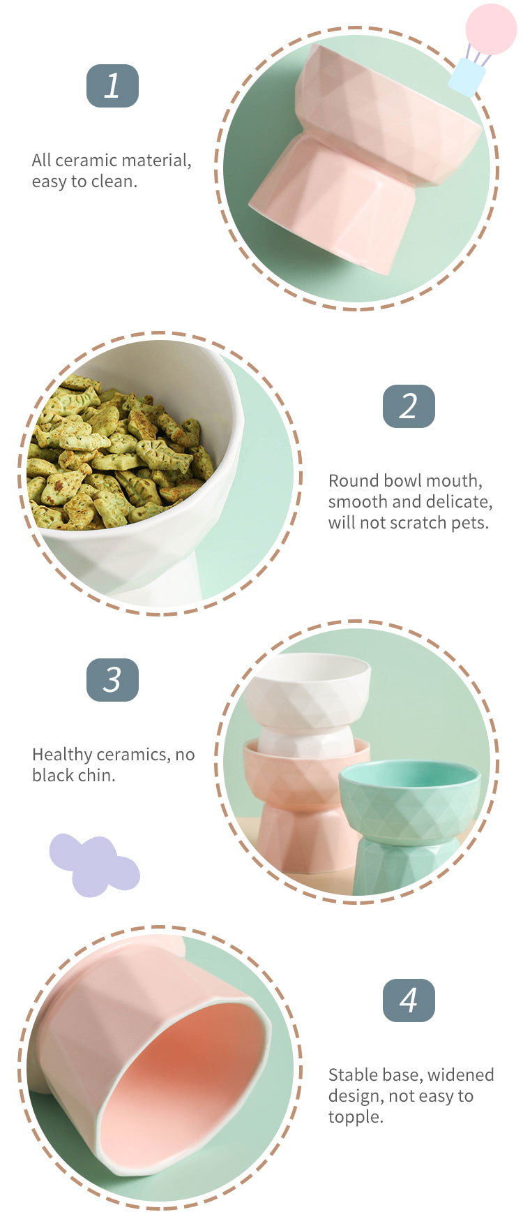 High-based Pet Bowl XSFB-0049