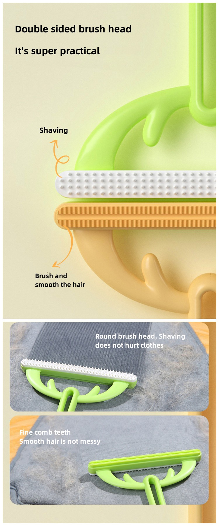 Antler Pet Hair Scraper XSGP-0037