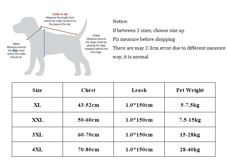 Simple Pet Harness XSPH-0041