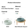 Ceramic Slow Food Pet Bowl XSFB-0068
