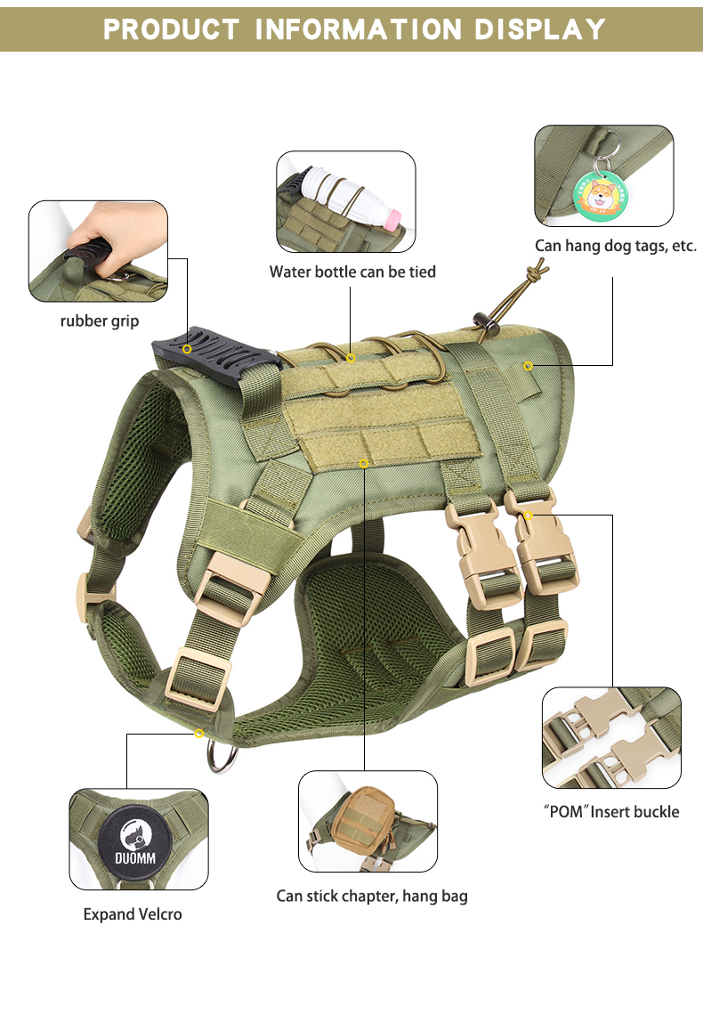 Waterproof Pet Harness XSPH-0005