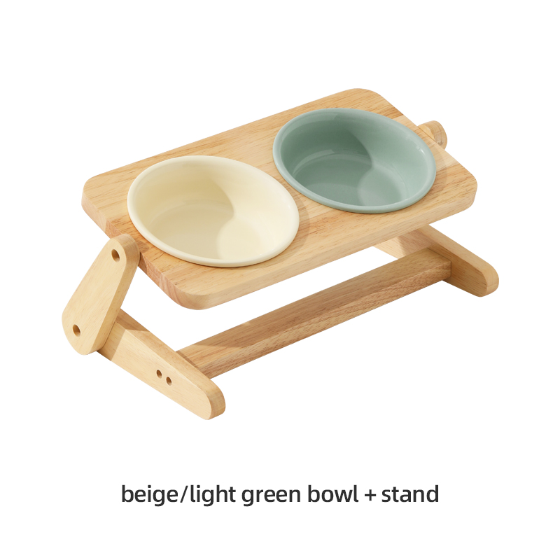Adjustable Ceramic Pet Bowl XSFB-0074