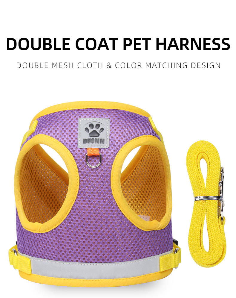 Double Coat Pet Harness XSPH-0026