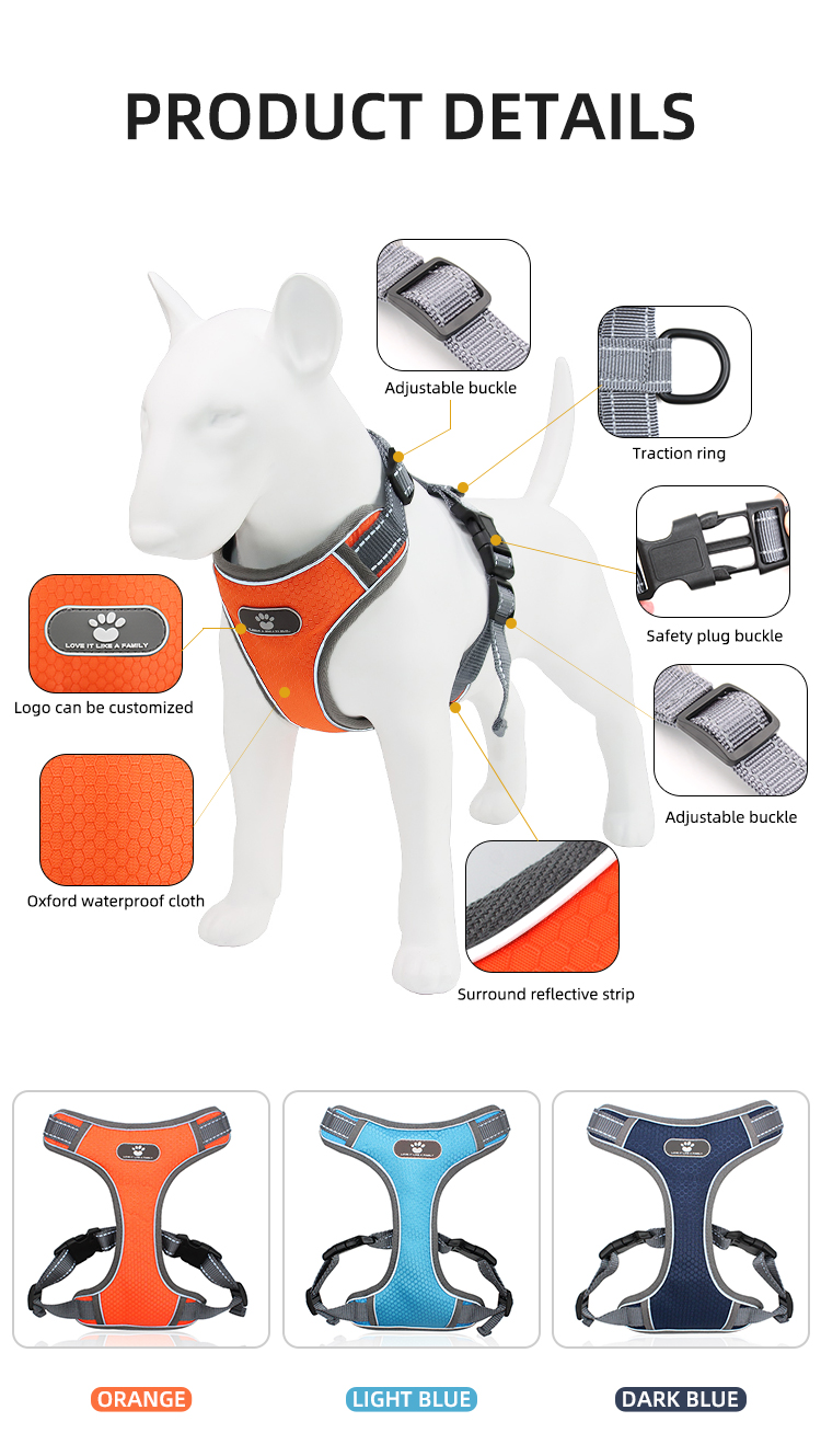 Breathable Pet Harness XSPH-0010