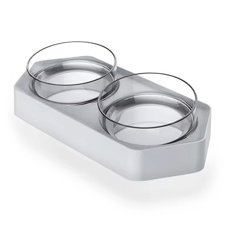 Oblique Angled Pet Bowl XSFB-0001