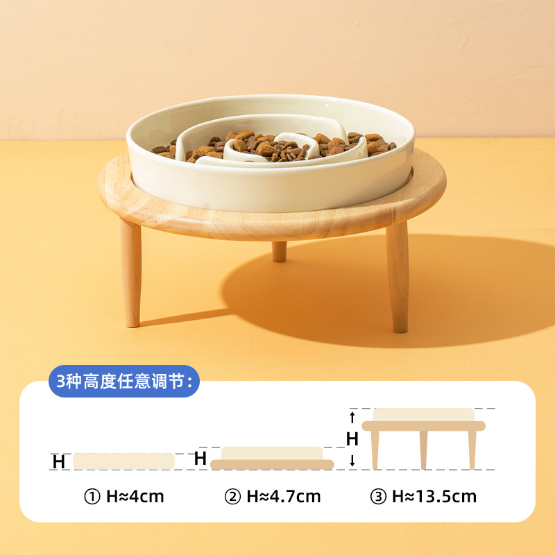 Ceramic Slow Food Pet Bowl XSFB-0065