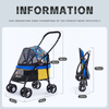 Large Capacity Pet Stroller XSPC-0072
