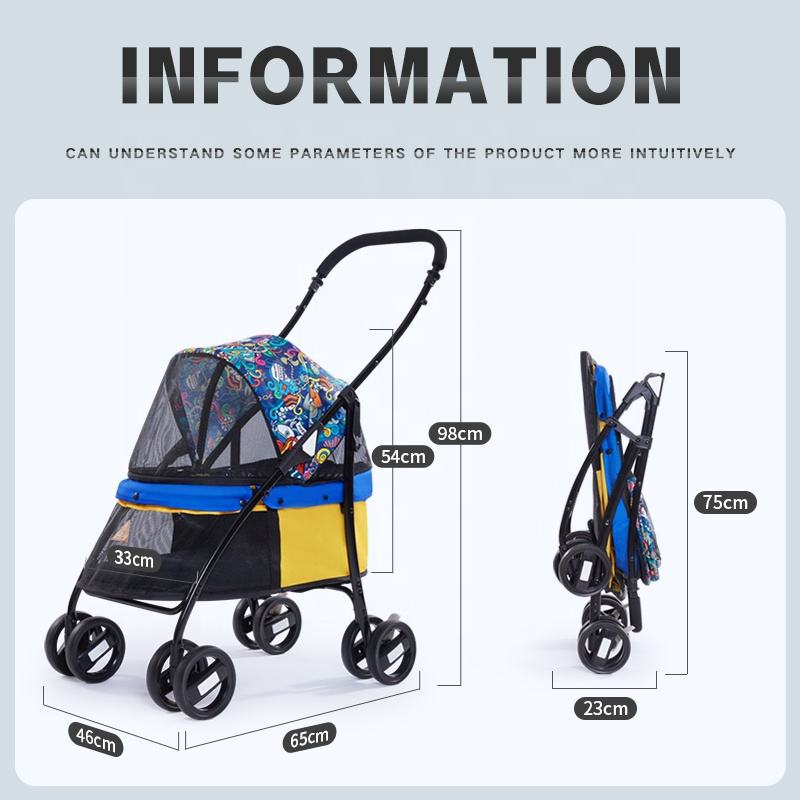 Large Capacity Pet Stroller XSPC-0072