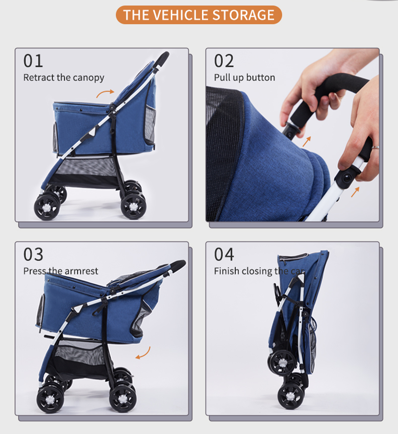 Compact And Durable Pet Stroller XSPC-0073