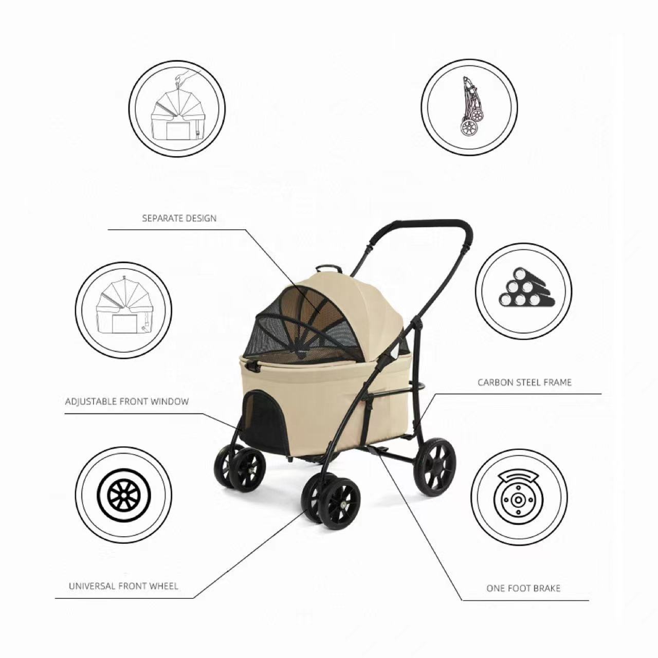 Small Foldable Pet Stroller XSPC-0076