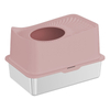 Boîte à litière pour chats en acier inoxydable XSLB-0001