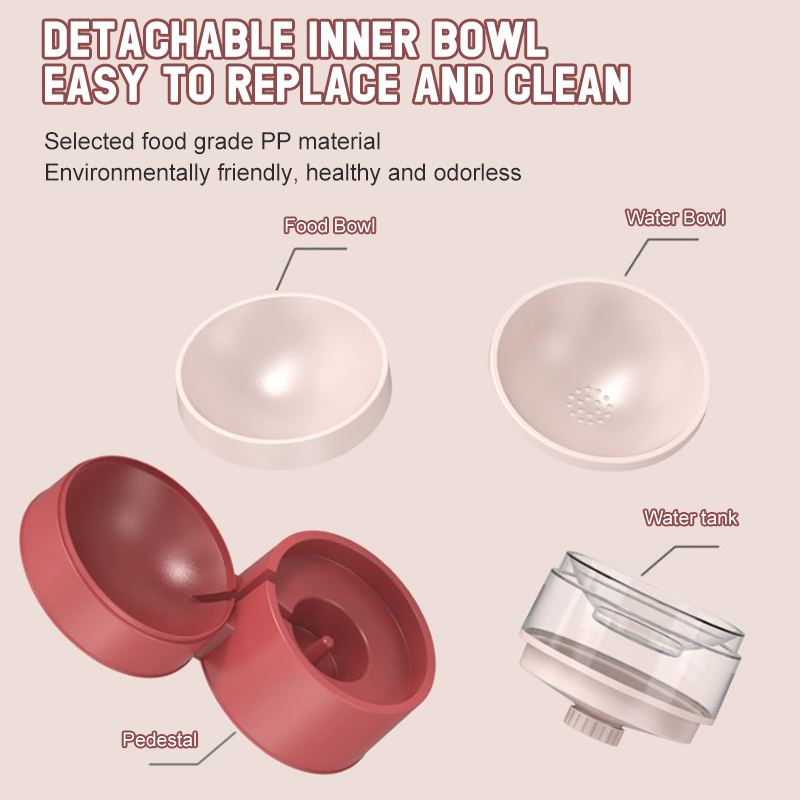 Combination Pet Feeding Bowl XSFB-0106