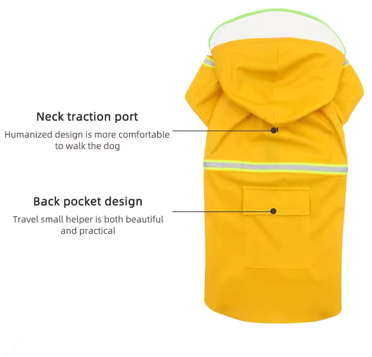 Folding Pet Raincoat XSCP-0003