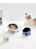 Mirror Ceramic Pet Bowl XSFB-0076