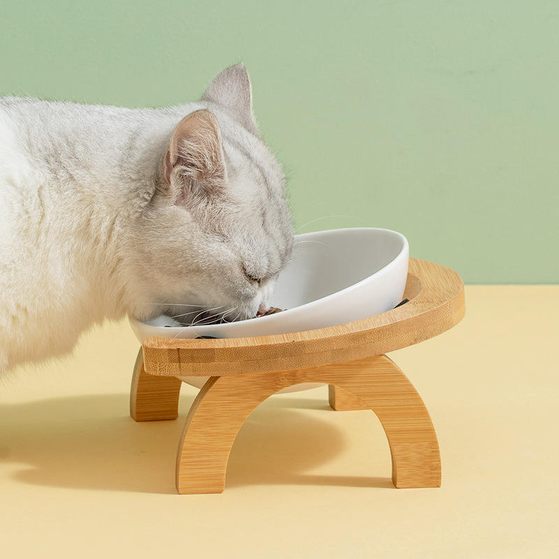 Adjustable Ceramic Pet Bowl XSFB-0053