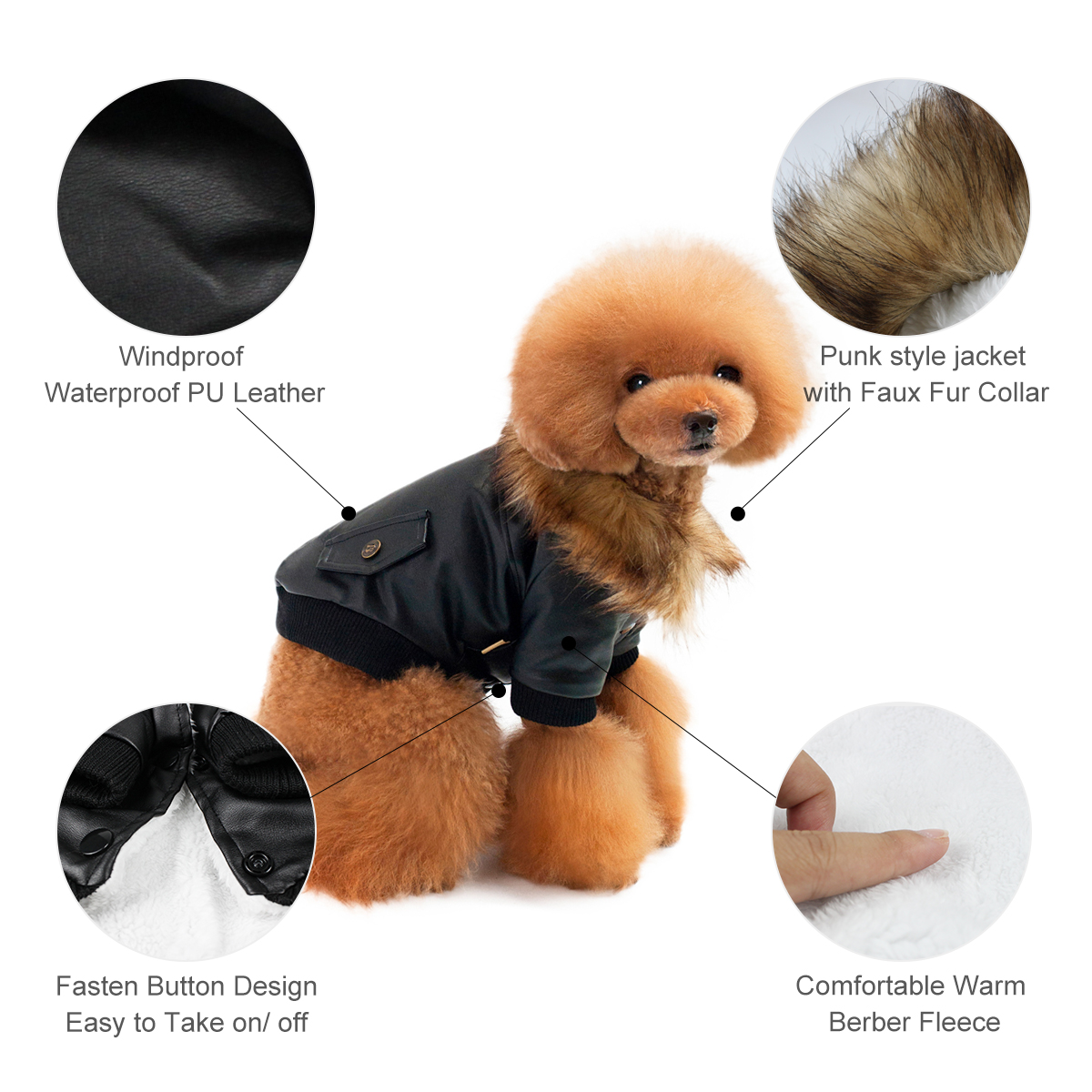Fashion Thermal Pet Jacket XSCP-0024
