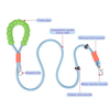 Multifunktional PET-LEASH XSPL-0020