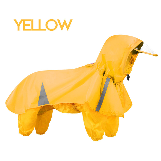 Wrapped Colourful Pet Raincoat XSCP-0020