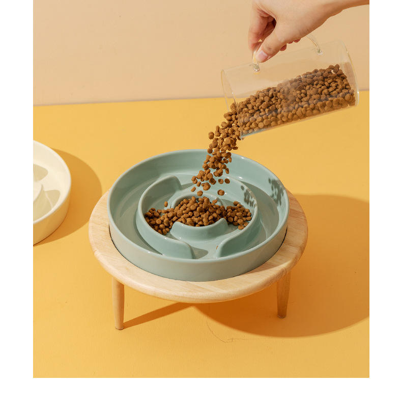 Ceramic Slow Food Pet Bowl XSFB-0065
