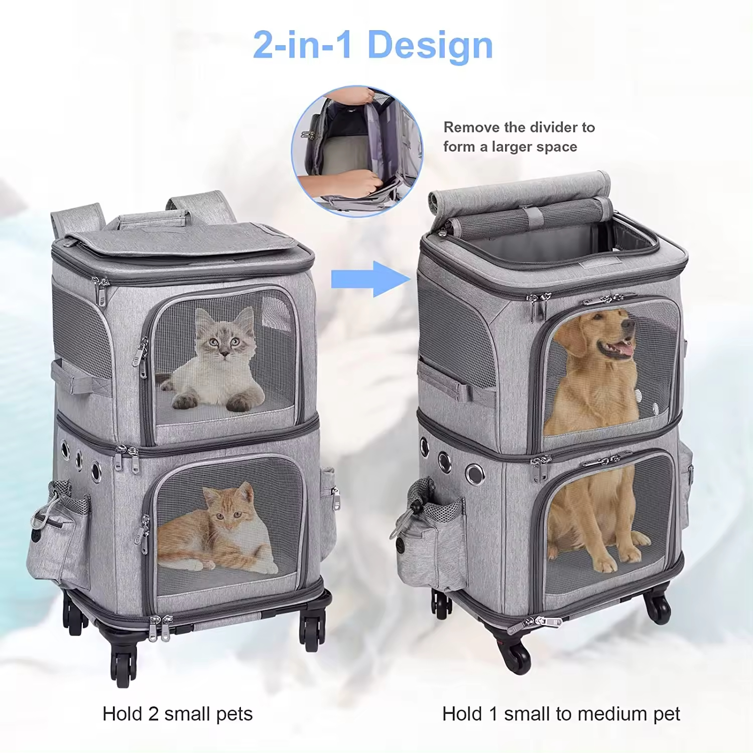 Double-deck Pet Carrier XSPC-0015