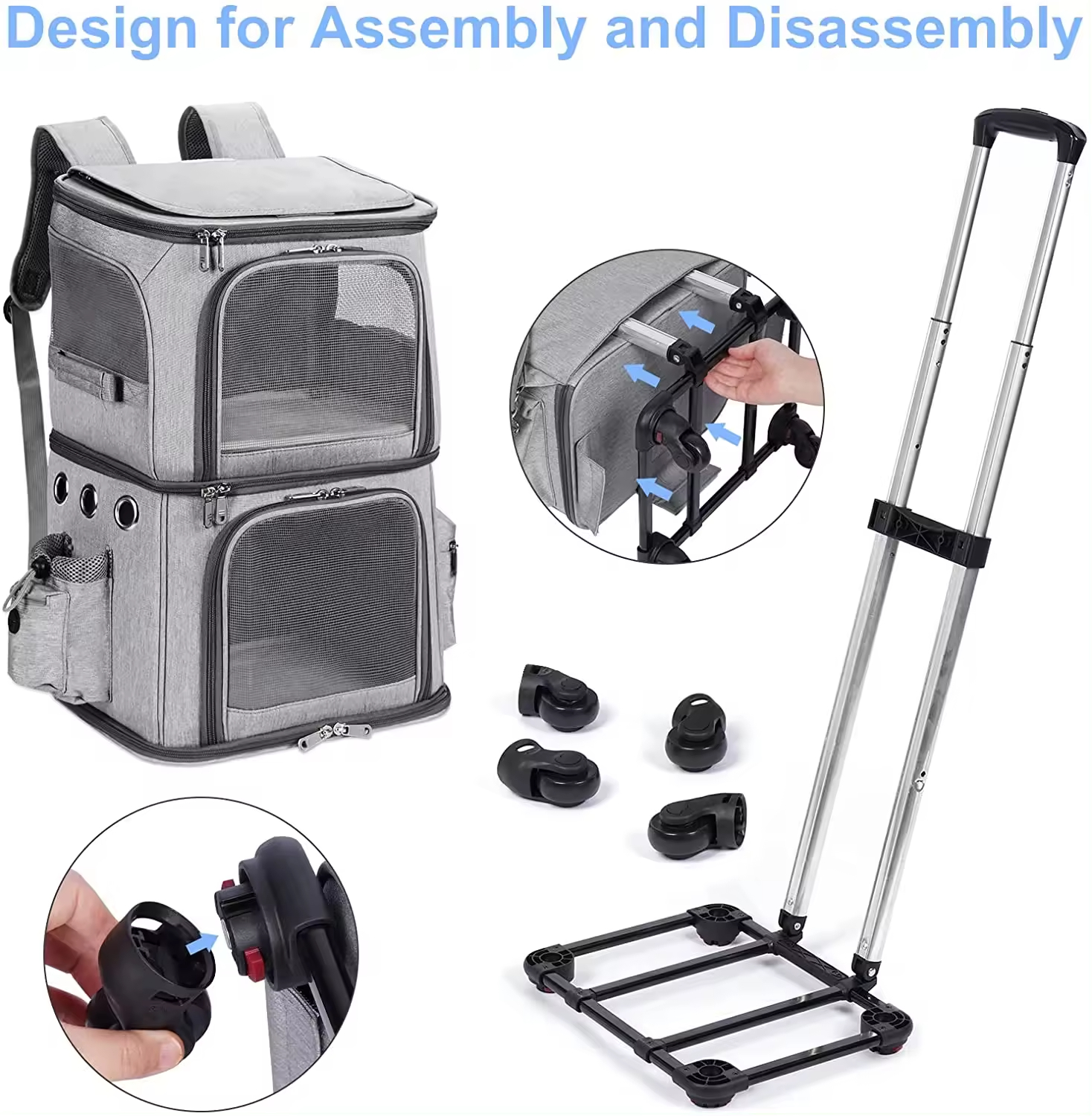 Double-deck Pet Carrier XSPC-0015
