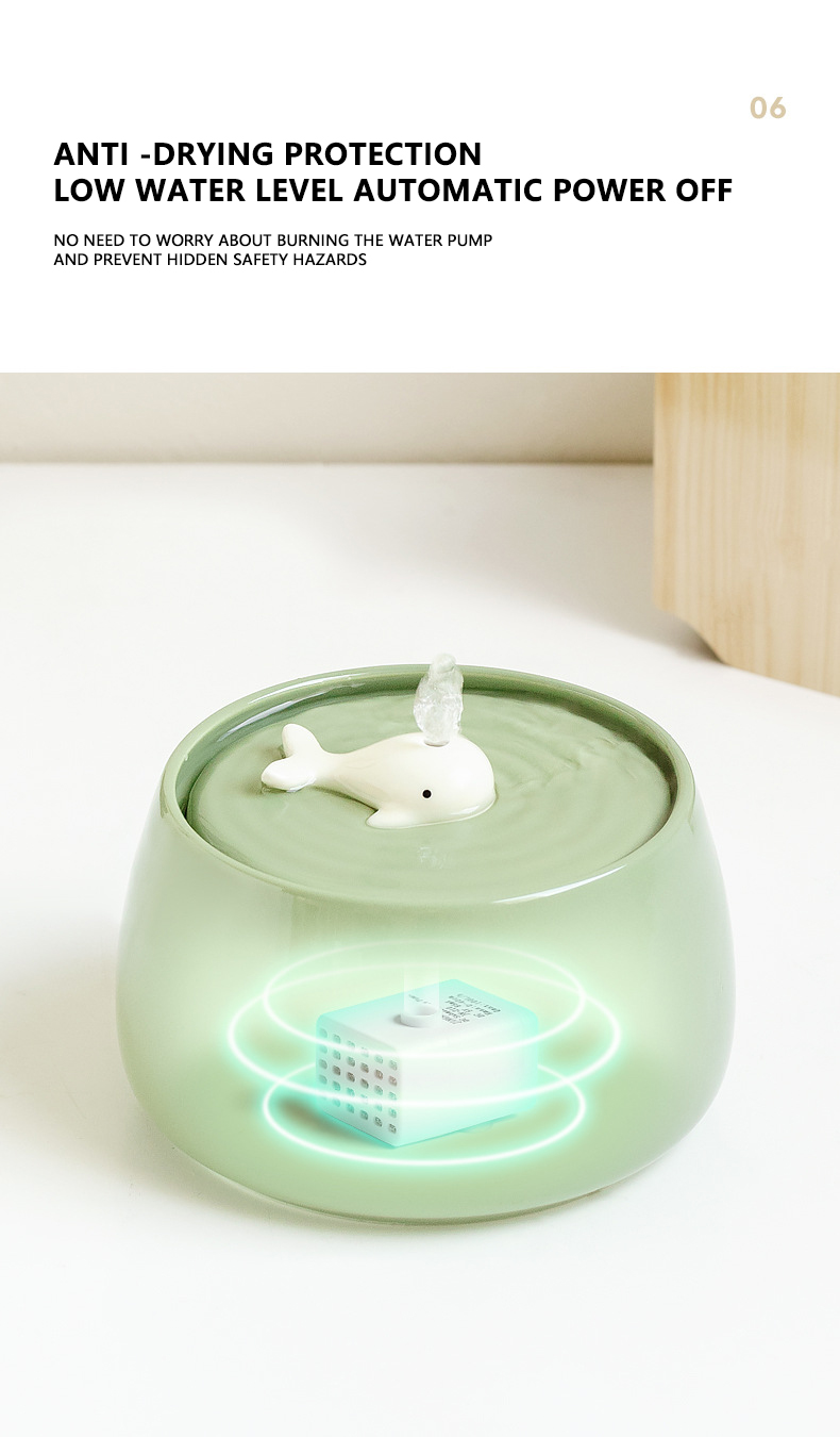 Cute Ceramic Pet Water Dispenser XSWD-0014