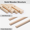 Overlapping Wood Pet Bed XSPB-0044