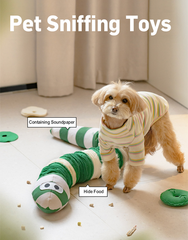 Snake Shaped Pet Sniffing Toys XSCT-0009