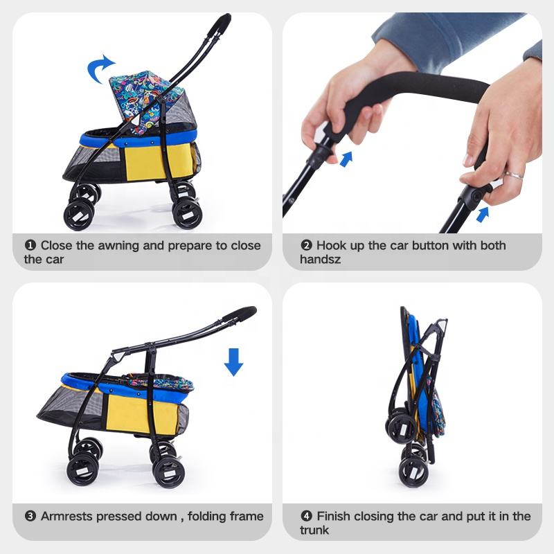Large Capacity Pet Stroller XSPC-0072