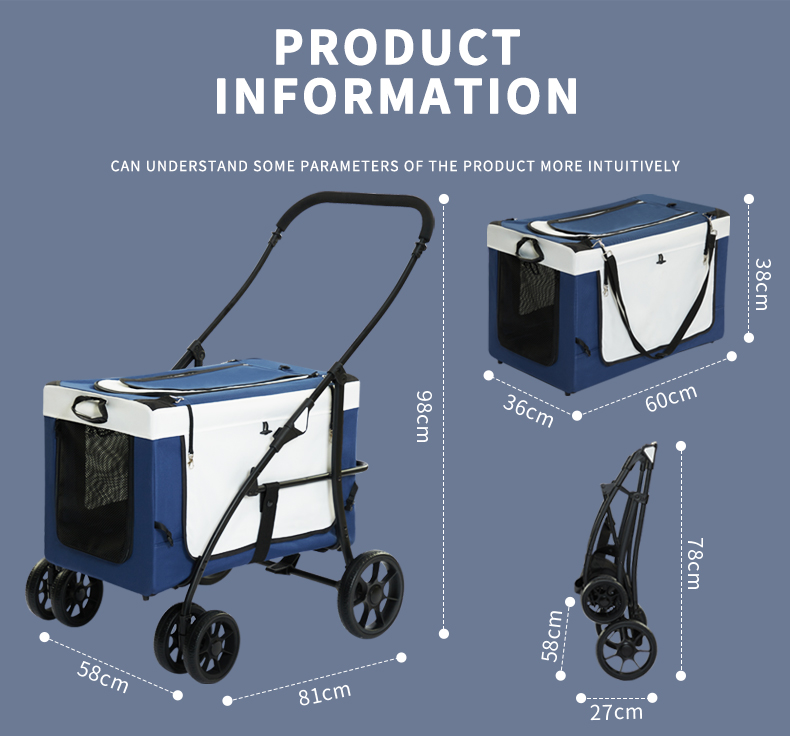 Simple Removable Pet Stroller XSPC-0075