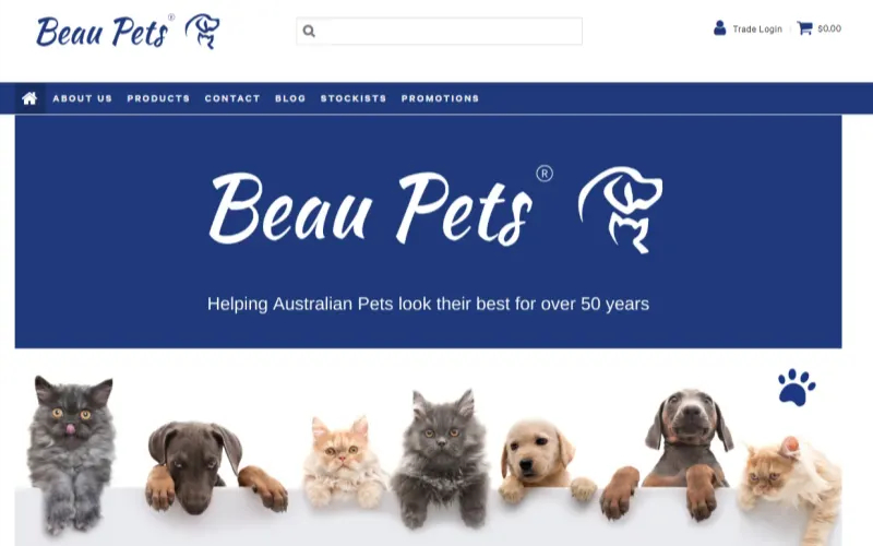 beau-pets-website