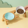 Adjustable Ceramic Pet Bowl XSFB-0053