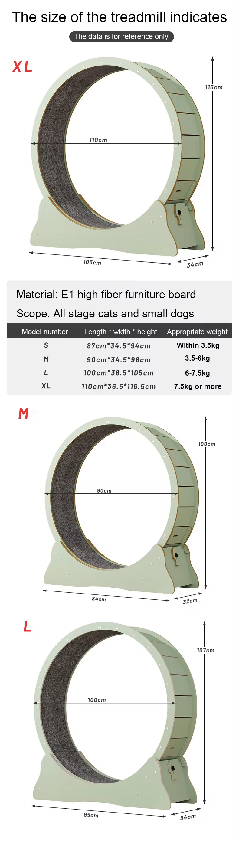 Sturdy Cat Treadmill XSEW-0001