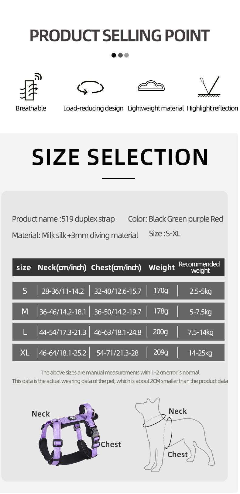 Sinewy Pet Harness XSPH-0009