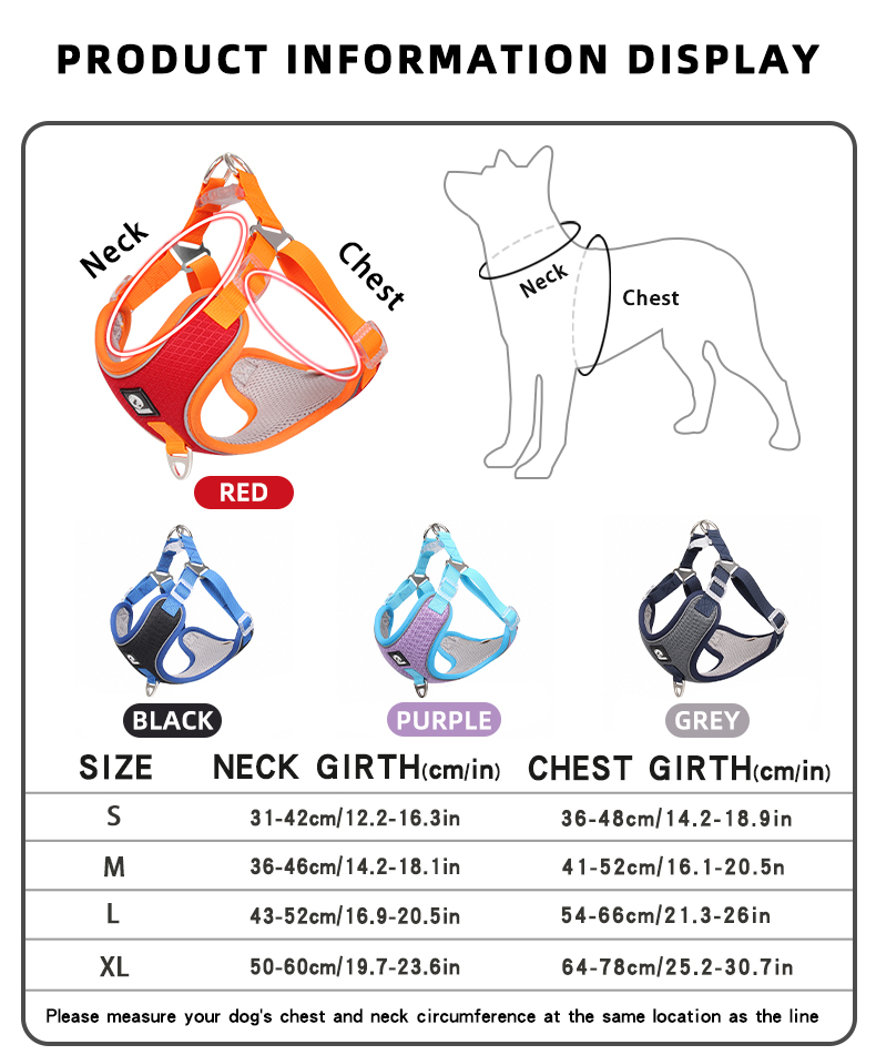 Compact Pet Harness XSPH-0040