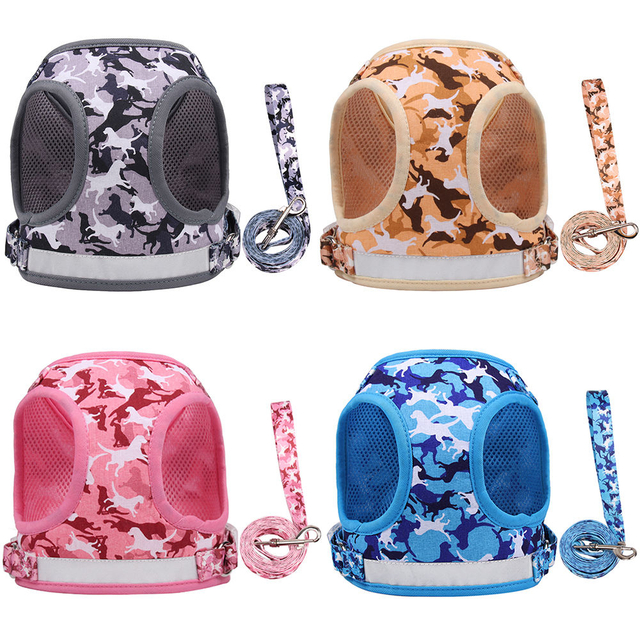 Camouflage Pet Harness XSPH-0047