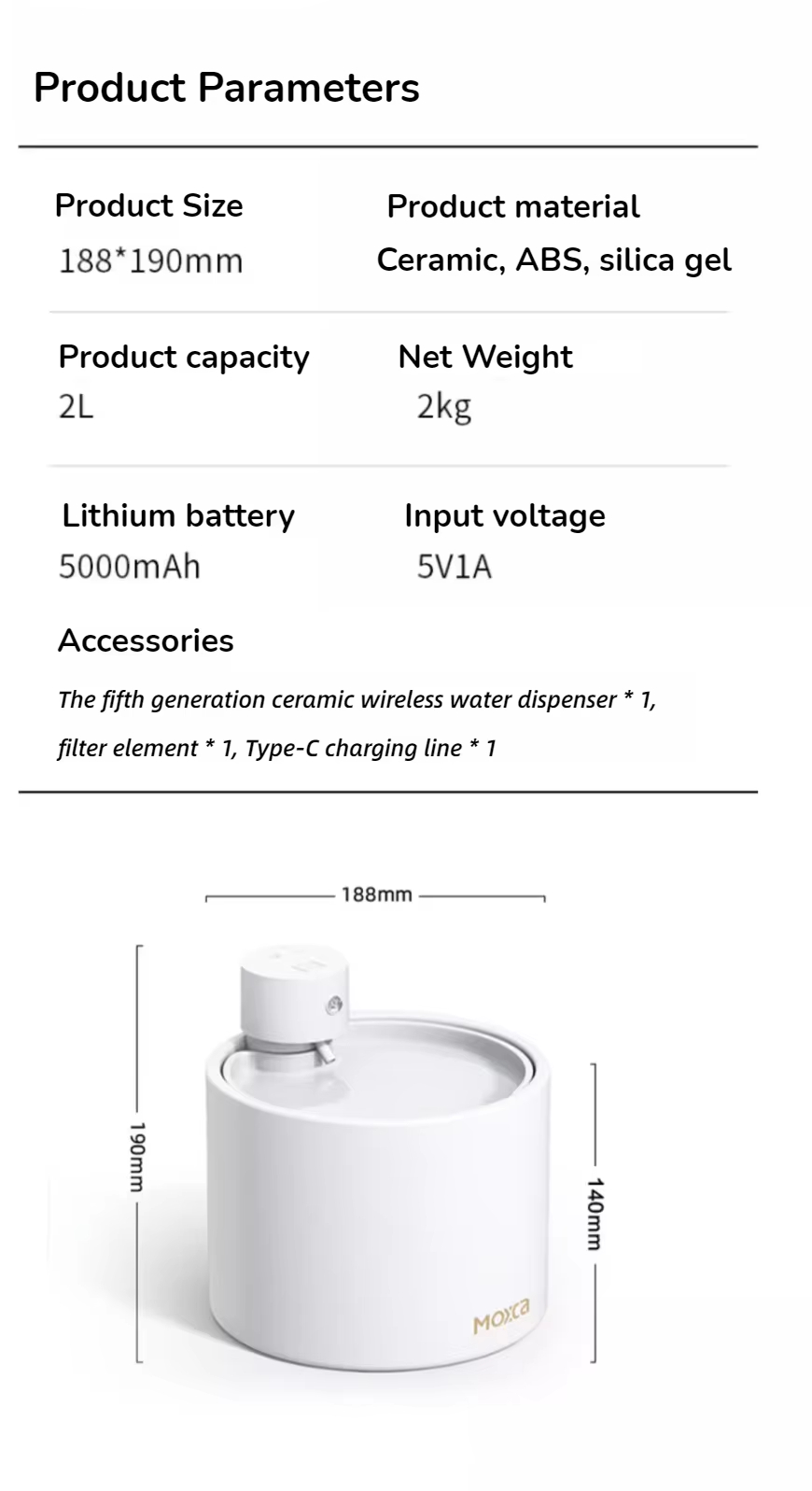 Thermostatic Pet Water Bowl XSHP-0001