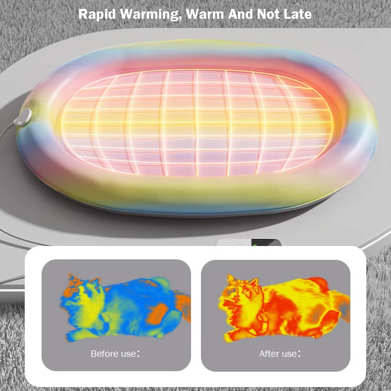 Rainbow Heated Pet Pad XSHP-0007