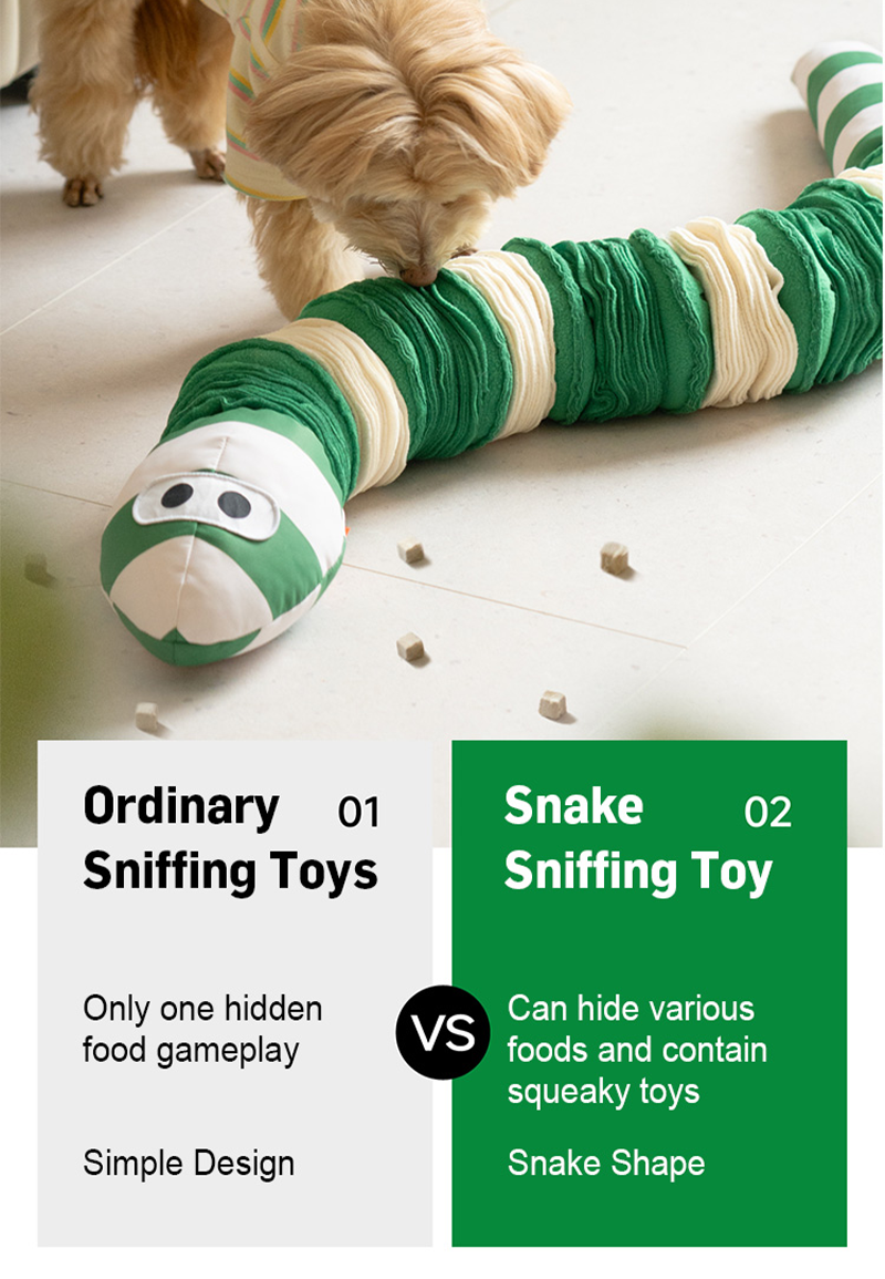 Snake Shaped Pet Sniffing Toys XSCT-0009