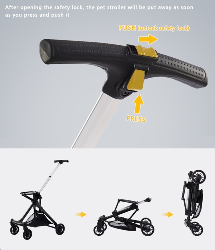 High Framed Pet Stroller XSPC-0084