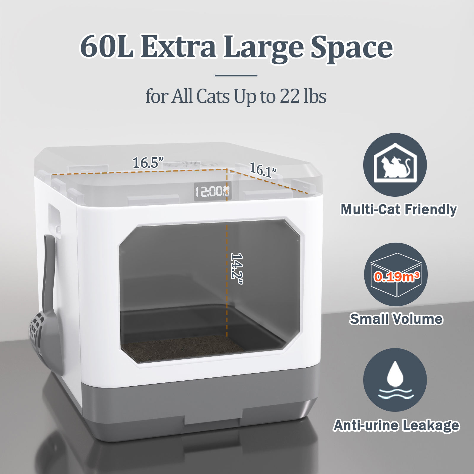 Smart Cat Litter Box XSAL-0003